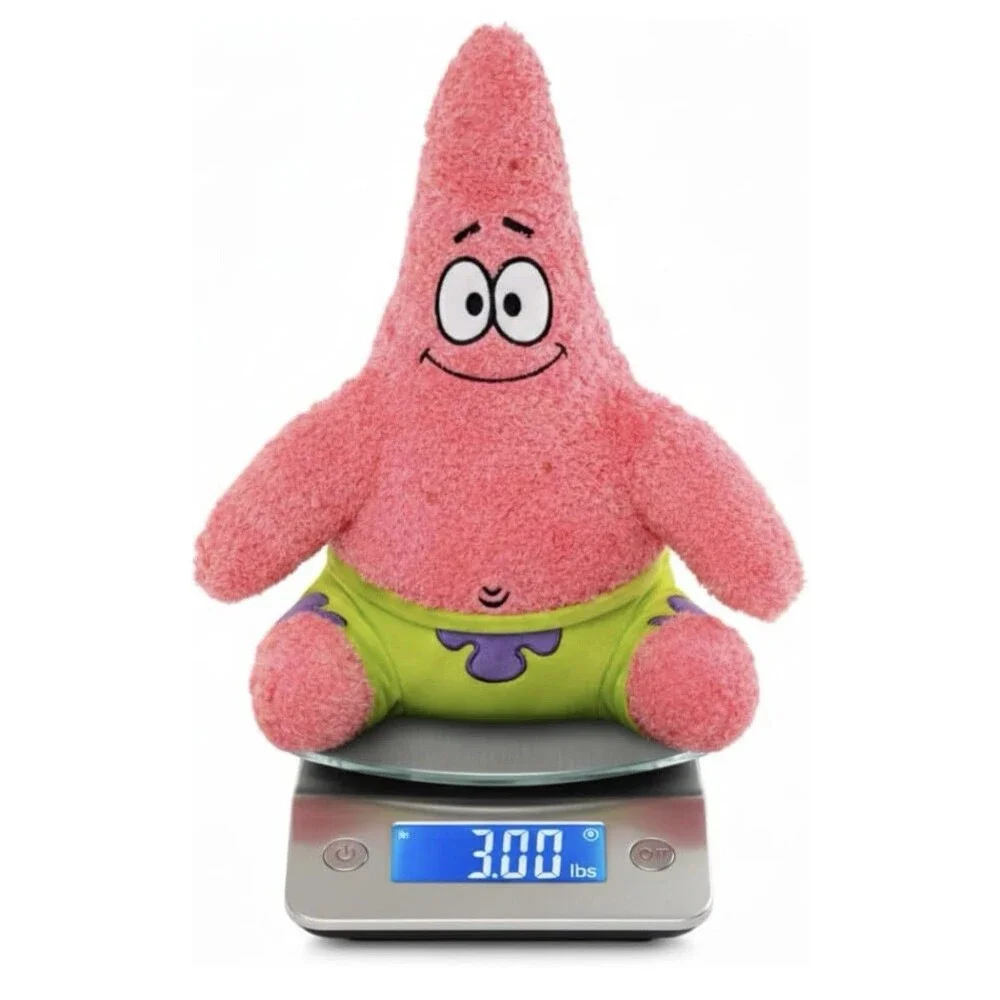 Patrick From SpongeBob Weighted Pillow Plush 3 Lbs Official Licesnsed